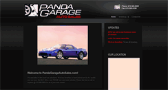 Desktop Screenshot of pandagarageautosales.com